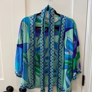 Emilio Pucci Multicolor Geometric Cardigan